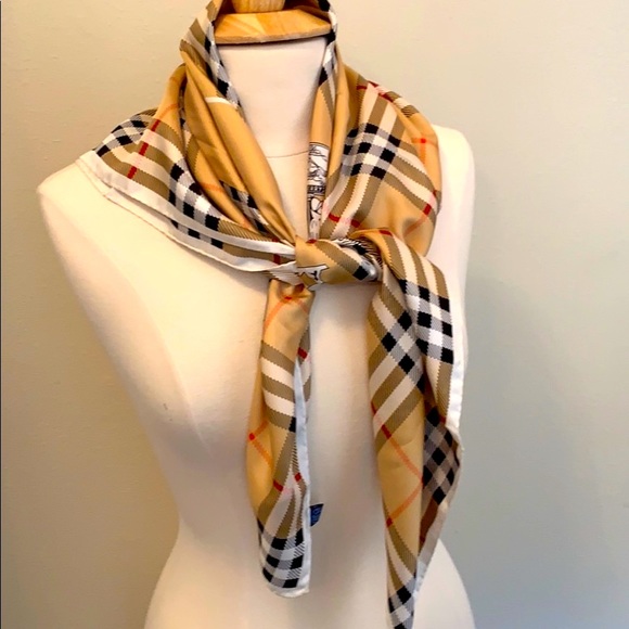 Burberry Silk Scarf - Picture 1 of 4